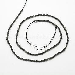Natural Obsidian Beads Strands&nbsp;G-F507-02