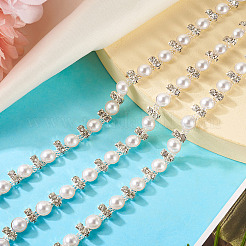 Half Round Brass Rhinestone Cup Chains&nbsp;FIND-TAC0007-17A