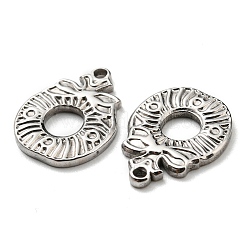 Non-Tarnish 304 Stainless Steel Pendants&nbsp;STAS-Q248-10P
