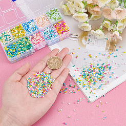Glass Round Seed Beads Set&nbsp;SEED-WH0002-02