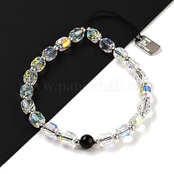 Stainless Steel & Glass Beads Mobile Straps&nbsp;AJEW-H153-05P