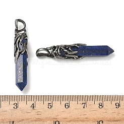 Dyed Natural Lapis Lazuli Pendants&nbsp;G-H332-10AS-07