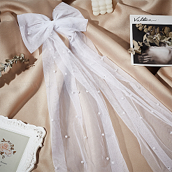 Bowknot Polyester Mesh Bridal Veils&nbsp;DIY-WH0430-520