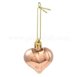 Valentine's Day Electroplate Plastic Heart Pendants Decorations&nbsp;KY-D020-02D