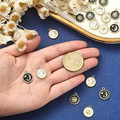 20Pcs 4 Styles Alloy Enamel Pendants&nbsp;ENAM-CJ0003-79