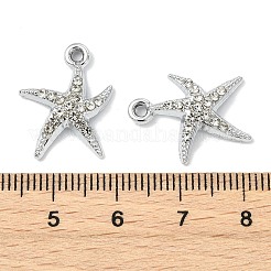 Animal Theme UV Plating Alloy Crystal Rhinestone Pendants&nbsp;ALRI-T012-07B-P