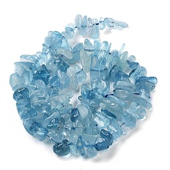 Natural Aquamarine Chip Beads Strands&nbsp;X-G-E271-96