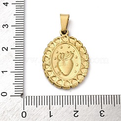201 Stainless Steel Pendants&nbsp;STAS-C130-02G
