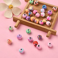 Handmade Polymer Clay Beads&nbsp;CLAY-YW0001-86