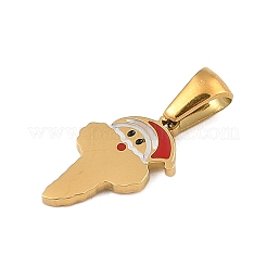 Christmas Theme 304 Stainless Steel Pendants&nbsp;STAS-R007-01T-G