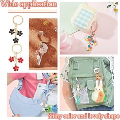 2 Sets Alloy Enamel Keychain&nbsp;KEYC-OC0001-28