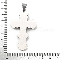 Cross 304 Stainless Steel Big Pendants&nbsp;STAS-R171-07P