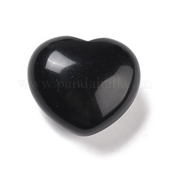 Natural Obsidian Heart Love Stone&nbsp;G-M393-02