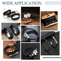 10 Yards Braided PU Imitation Leather Cord&nbsp;LC-AR0001-02