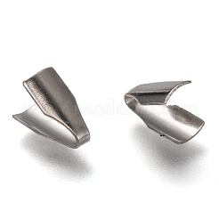 Tarnish Resistant 304 Stainless Steel Folding Crimp Ends&nbsp;X-STAS-G122-09P-A01