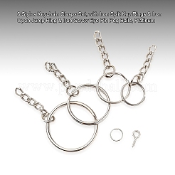 300Pcs 6 Style Keychain Clasps Set&nbsp;IFIN-YW0001-22