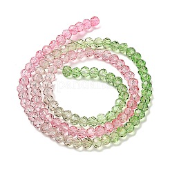Transparent Painted Glass Beads Strands&nbsp;LS-DGLA-A034-T3mm-A18
