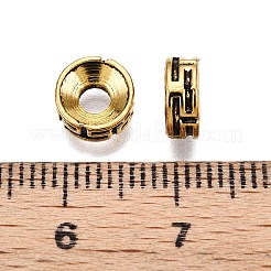 Tibetan Style Spacer Beads&nbsp;TIBEP-S315-46AG-RS