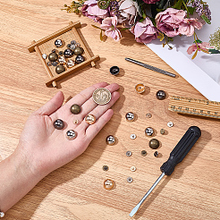 20 Bags 4 Colors Alloy Studs Rivets&nbsp;FIND-CL0002-03