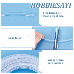 Hollow PVC Boning for Bridal Dress Bustle&nbsp;FIND-WH0018-40B