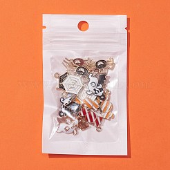 20Pcs 10 Style Alloy Enamel Pendants&nbsp;ENAM-FS0001-27