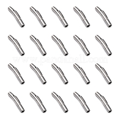 Tarnish Resistant Column 316 Surgical Stainless Steel Bayonet Clasps&nbsp;STAS-A021-3mm