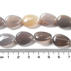 Natural Grey Agate Beads Strands&nbsp;G-L242-31