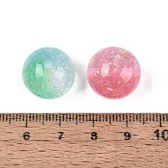 Transparent Resin & Paillette Beads&nbsp;RESI-Q234-06