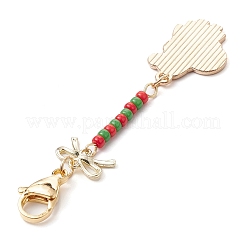 9Pcs 9 Styles Christmas Alloy Enamel Pendant Decoration&nbsp;HJEW-JM02326