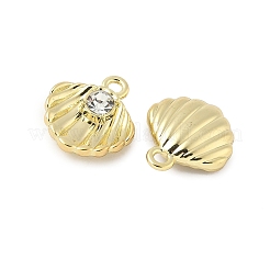 Alloy Rhinestone Pendants&nbsp;PALLOY-F316-02C-G