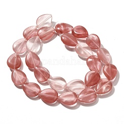 Cherry Quartz Glass Beads Strands&nbsp;G-P561-B09-01