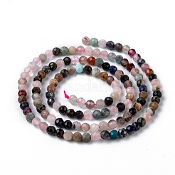 Natural Mixed Stone Beads Strands&nbsp;X-G-T108-39