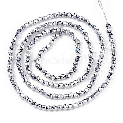 Electroplate Glass Beads Strands&nbsp;EGLA-T027-01S