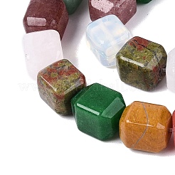 Natural & Synthetic Mixed Gemstone Beads Strands&nbsp;G-Q608-10