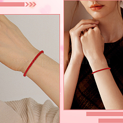 12Pcs Braided Nylon Cord Bracelets&nbsp;BJEW-SP0001-27B