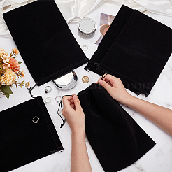 Velvet Jewelry Drawstring Pouches&nbsp;ABAG-WH20013-01A