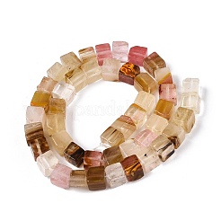 Tigerskin Glass Beads Strands&nbsp;G-T139-8x8-11A