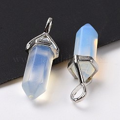 Opalite Pointed Pendants&nbsp;G-K329-21P