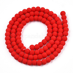 Opaque Glass Beads Strands&nbsp;X-GLAA-T032-P4mm-MD04