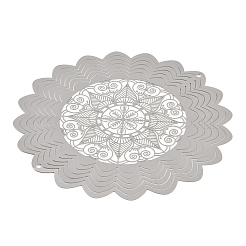 201 Stainless Steel 3D Rotating Hanging Wind Spinner&nbsp;STAS-B122-01P-10