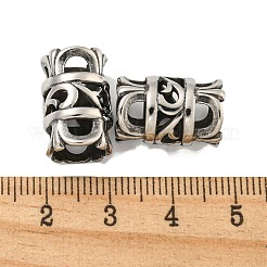 316 Surgical Stainless Steel European Beads&nbsp;STAS-Q326-03AS-02