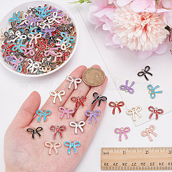 92Pcs 2 Colors Alloy Enamel Pendants&nbsp;ENAM-WR0001-17