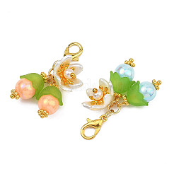 Flower Acrylic Pendant Decorations&nbsp;HJEW-JM04807