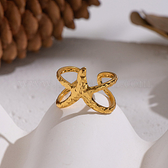 Adjustable 304 Stainless Steel Cuff Open Rings for Women&nbsp;YY2872
