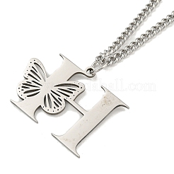 201 Stainless Steel Necklaces&nbsp;NJEW-Q336-01H-P