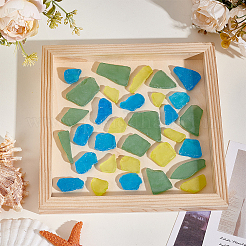 100Pcs Nuggets Frosted Glass Display Decoration&nbsp;DJEW-WR0001-17