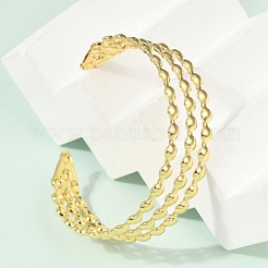 304 Stainless Steel Cuff Bangles for Women&nbsp;BJEW-Z097-07G