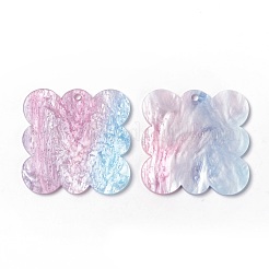 Acrylic Disc Pendants&nbsp;SACR-G015-B03