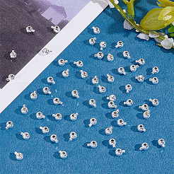 90Pcs Brass Crimp Beads&nbsp;KK-ME0004-71