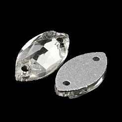 Glass Connector Charms&nbsp;GLAA-A006-10B